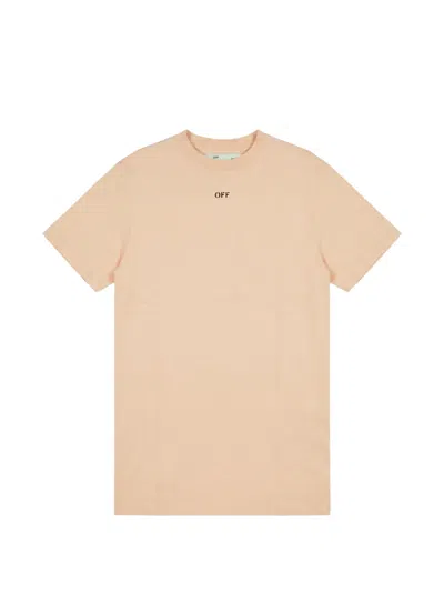 Off-white Logo-print T-shirt In Pink