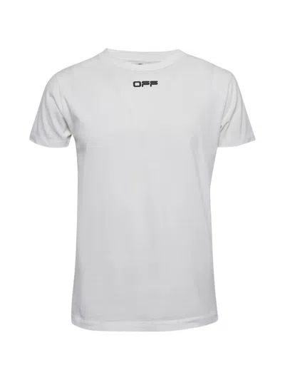 Pre-owned Off-white Logo-print T-shirt In White
