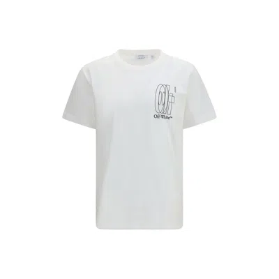 Off-white Big Double Arrow T-shirt In Yellow