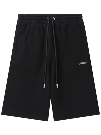 Off-white Logo-printed Shorts In Black