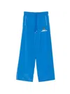 Off-white Logo-printed Track Pants In Blue