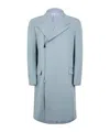 Off-white Double-breasted Coat In Multi