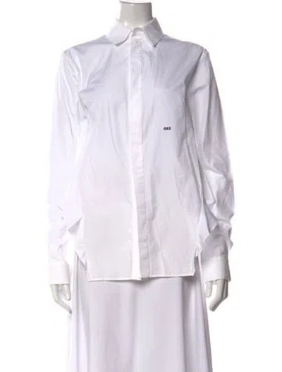 Pre-owned Off-white Long Sleeve Top In White
