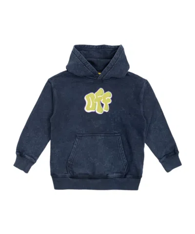 Off-white Kids' Long-sleeve Sweatshirt In Blue