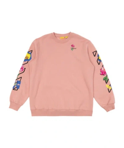 Off-white Long-sleeve Sweatshirt In Pink