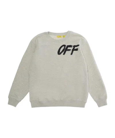 Off-white Long-sleeve Sweatshirt In White