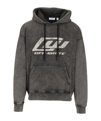 Off-white Long-sleeved Sweatshirt In Black