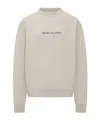 Off-white Long-sleeved Sweatshirt In Neutral