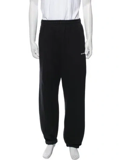 Pre-owned Off-white Lounge Bottoms In Black