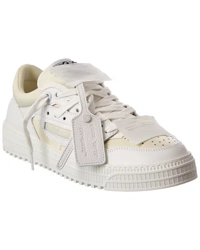 Off-white Low Top 3.0 Off Court Leather Sneaker In Multi