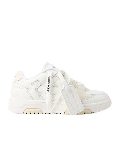 Off-white Neutrals Slim Out Of Office Sneakers In White