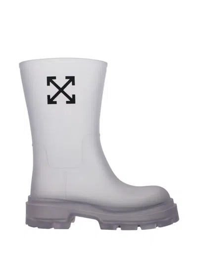 OFF-WHITE ARROW 凸凹鞋底及踝靴