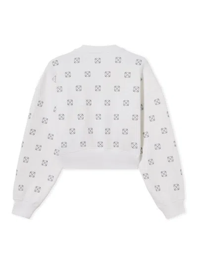 Off-white Lurex Little Arrows Sweatshirt