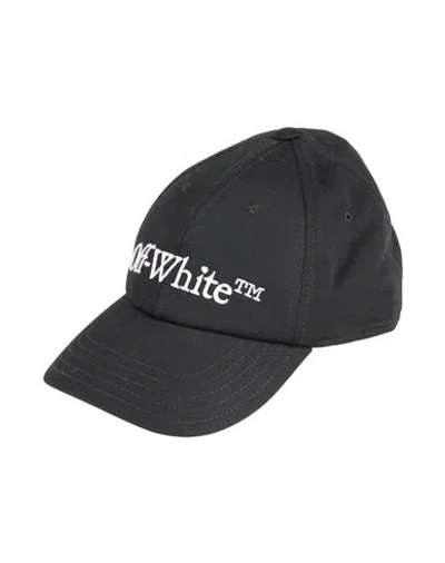 Off-white Man Hat Black Size L Cotton