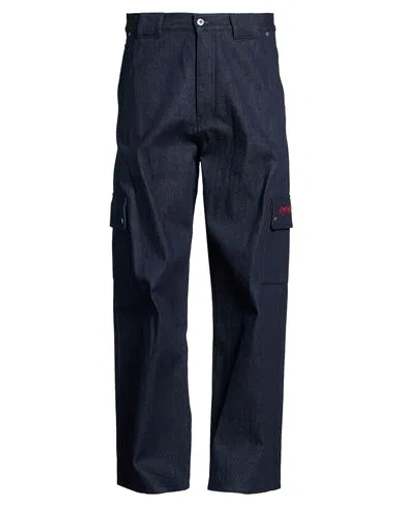 Off-white Man Jeans Blue Size 32 Cotton