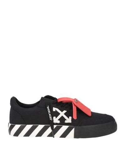 Off-white Man Sneakers Black Size 10 Textile Fibers