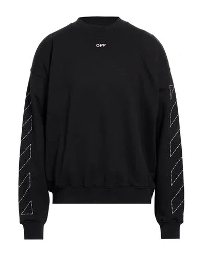 Off-white Man Sweatshirt Black Size L Cotton