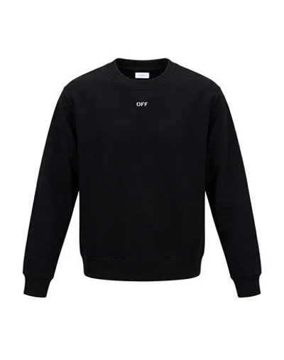 Off-white Arrow-embroidered Ribbed-knit Sweater In Black
