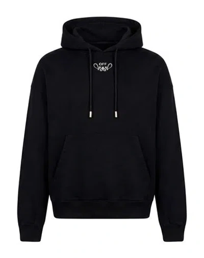 Off-white Man Sweatshirt Black Size Xs Cotton