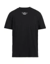 Off-white Man T-shirt Black Size L Cotton, Elastane, Polyester