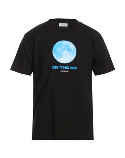 Off-white Man T-shirt Black Size Xl Cotton