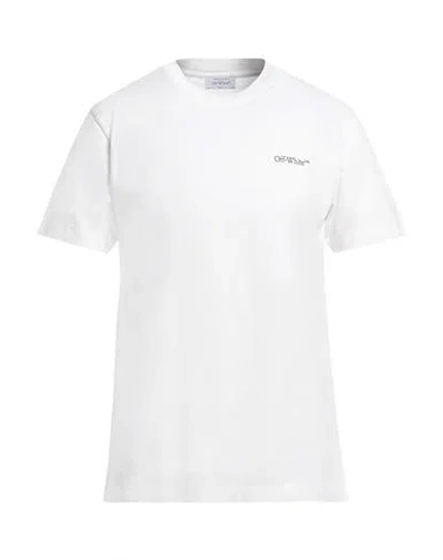 OFF-WHITE OFF-WHITE MAN T-SHIRT WHITE SIZE S COTTON