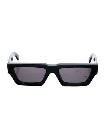 Pre-owned Off-white Manchester Square Sunglasses In Black