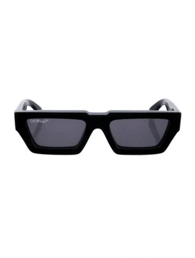 Pre-owned Off-white Manchester Square Sunglasses In Black