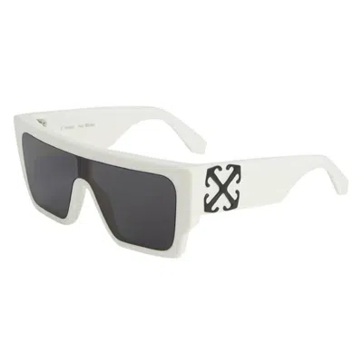 Off-white Marion Grey Shield Unisex Sunglasses Oeri14f 0107 133 In ["grey","black"]