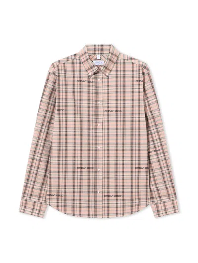 Off-white Marker Check Flan Reg Shirt