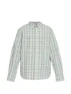 Off-white Marker Checked Shirt In Blue