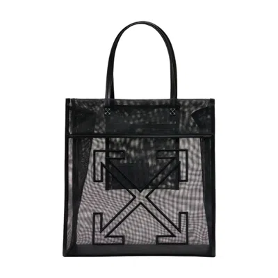 Off-white Market Shopper Bag In Black