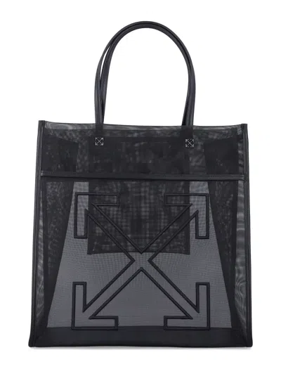Off-white Market Tote Bag In Transparent