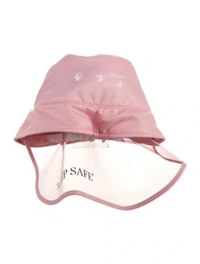Pre-owned Off-white Mask Bucket Hat In Pink