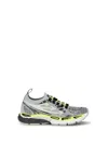 Off-white Multicolor Polyester Athletic Sneakers In White