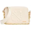 Off-white Medium Leather Camera Bag In White