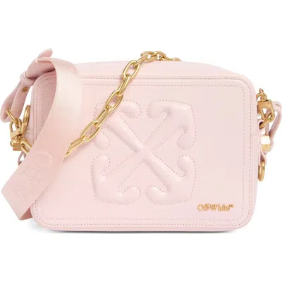 Off-white Medium Camera Crossbody Bag In Pink