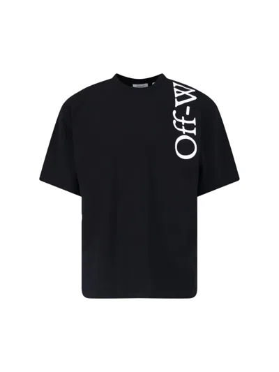 OFF-WHITE OFF-WHITE MEN'S 100% COTTON GRAPHIC T-SHIRT