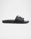 Off-white Arrows Logo-print Slides In Black