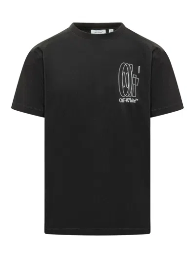Off-white Big Double Arrow T-shirt In Multi