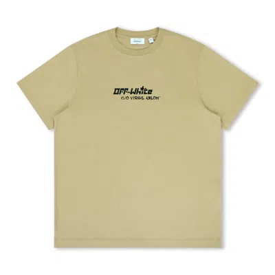 Off-white Men's Cryst Croco Slim Fit Tee In Night Stand In Multi