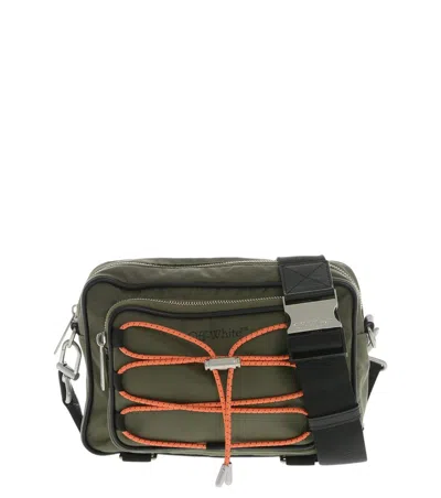 Off-white Men Dark Green Courrier Small Crossbody Bag