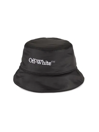 Off-white Men's Embroidered Logo Bucket Hat In Multi