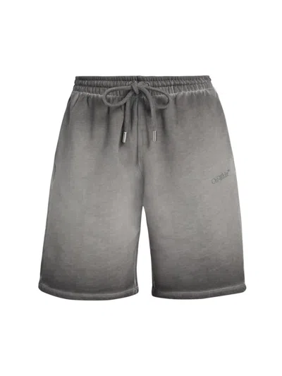 Off-white Men's Laundry Cotton Skate Sweatshorts