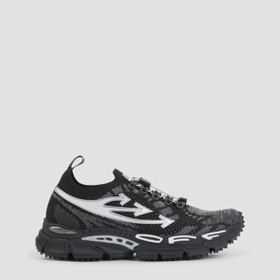 Off-white Men's M-be Right Back Knit Sneakers In Black