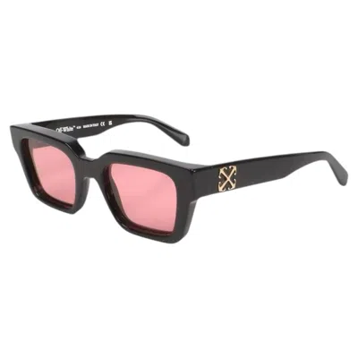Pre-owned Off-white Men's Oer1126-l Unisex Pink Lenses Sunglasses