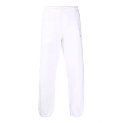 Off-white Men's  Fw21 Elastic Waistband Sports Pants/trousers/joggers White