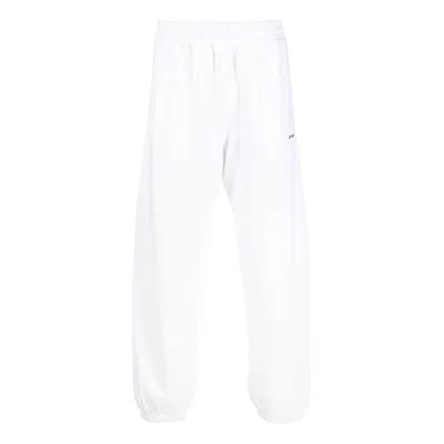 Off-white Men's  Fw22 Logo Printing Bundle Feet Sports Pants/trousers/joggers Version White