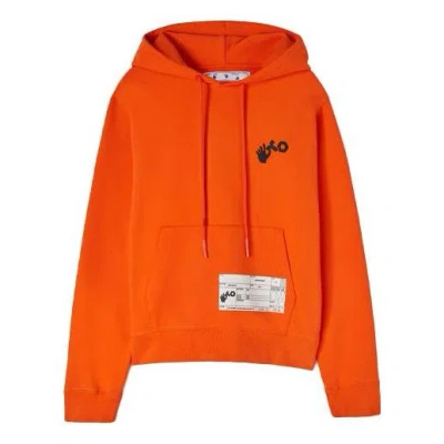 Off-white Men's  X Teenage Engineering Crossover Logo Pattern Printing Orange