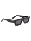 Off-white Men's Ontario 52mm Rectangular Sunglasses In Orange